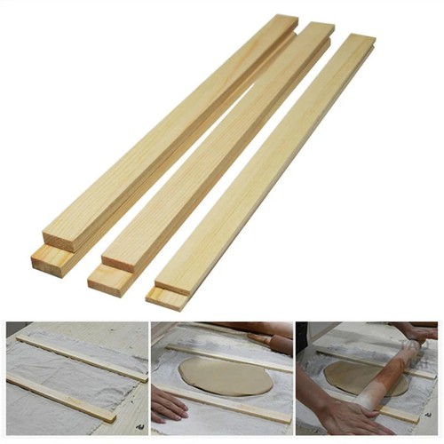 New wooden clay roller rails - wooden,