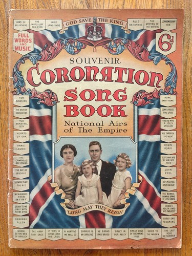 Souvenir song book for - song,