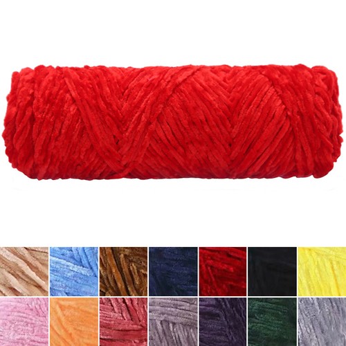 100g shiny chunky chenille - 100g,