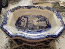 Spode Signature Collection Blue Italian Dog Pet Bowl Limited Edition 2003