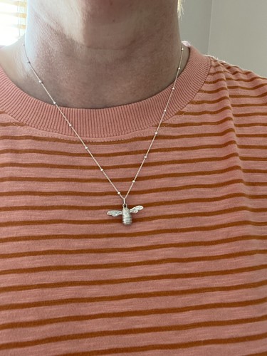 Sterling silver bumble bee - sterling,