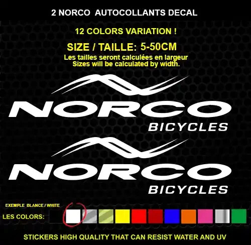 Norco bike sticker - 2,