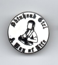 Skinhead Oi Badge Skinhead Girl