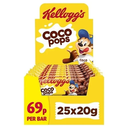 Kelloggs coco pop cereal bar - cereal,