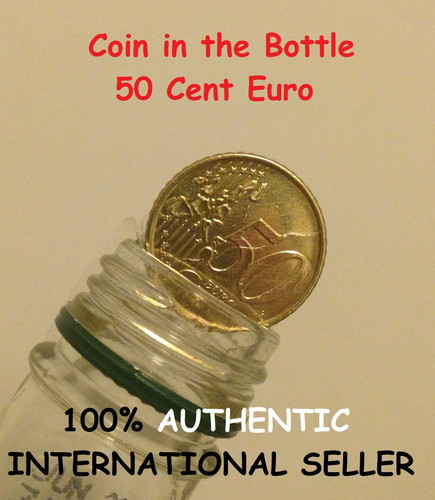 Coin the bottle trick - coin,