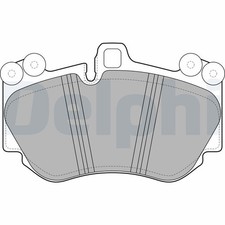 Lp2116 delphi brake pad - brake,