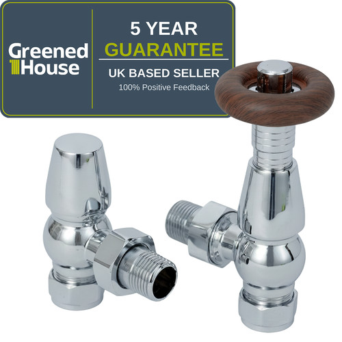 Chrome traditional angled - traditional,