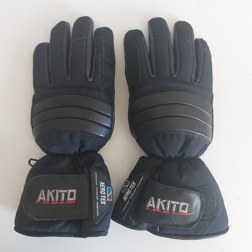 Akito motorcycle gloves black - motorcycle,