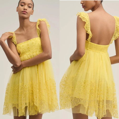 Anthropologie let eyelet - me, be