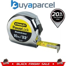 Stanley Powerlock 10m 33' Tape Measure Blade Armor 0-33-531 STA033531