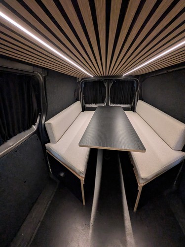 Shaped campervan bed - shaped,