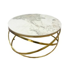 Luxury Spiro Gold Coffee Table