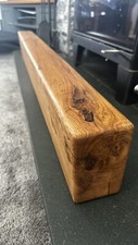 Hand Crafted RUSTIC SOLID OAK MANTEL BEAM Log Burner Mantle  FIREPLACE 4x6”