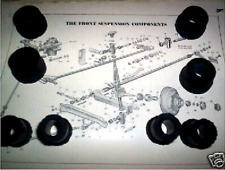 (x8) MORRIS Minor  FRONT SUSPENSION BUSH BUSHES KIT Trunnion Eye Bolt (1948- 71)