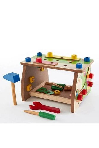First wooden work - work, bench