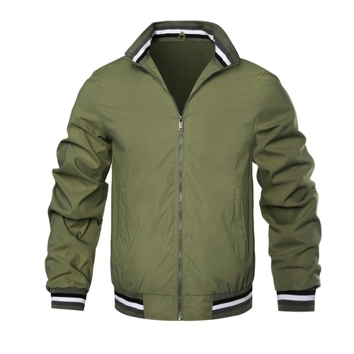 Menjacket thin bomber jacket - bomber,