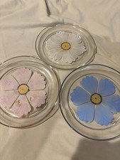 Vintage Painted Blue Flower