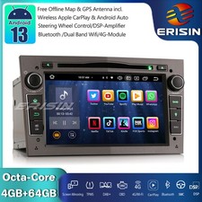 64GB Android 14 Car Stereo SatNav Vauxhall Corsa C/D Vivaro Astra Zafira Signum