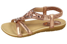 Ladies Flat Beaded Cushioned