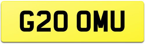 Grooming van number plate - grooming,