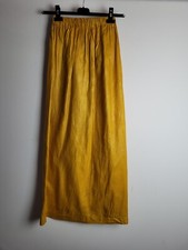 Ladies Mustard Yellow Maxi Skirt Size Xs 6 Nigerian West African Fashion