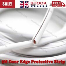 5M/Roll White Car Door Scratch Rubber Protector Edge Seal PVC Trim Guard Strip L