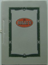Bugatti Type 35 35a 37 38 40 1926-1927 High Quality REPRINT Brochure In English