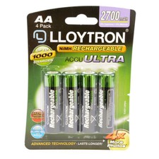 4 x Lloytron AA 2700 mAh