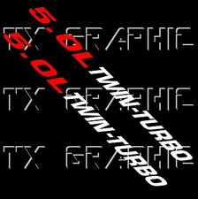 5.0 L LITER CC TWIN TURBO