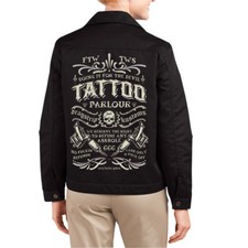 Dragstrip Clothing Women Doing it for the devil Tattoo parlour driver jacket 