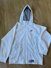Boys Nike Air White Hooded Sports Jacket Age 10-12 Years