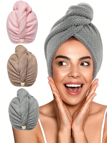 Microfiber hair towel - microfiber,