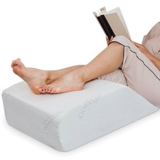 Zen Bamboo Wedge Pillows for Sleeping - Luxury Foam Leg Elevation Pillow for Leg