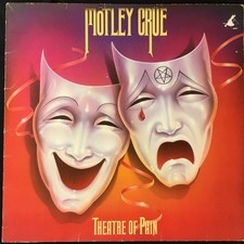 MOTLEY CRUE 'THEATRE OF PAIN' 12'' VINYL ALBUM ELEKTRA RECORDS 960418-1 1985