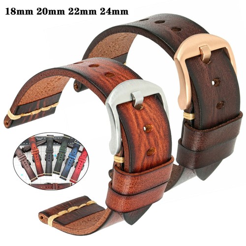 Classic leather watch band - watch,
