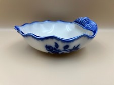 Beautiful Blakeney Ironstone Staffordshire England, Blue & White DISH