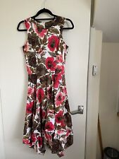 Jolaby Floral Summer Dress Size S Fit And Flare Design