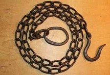 Antique Wrought Iron Chain