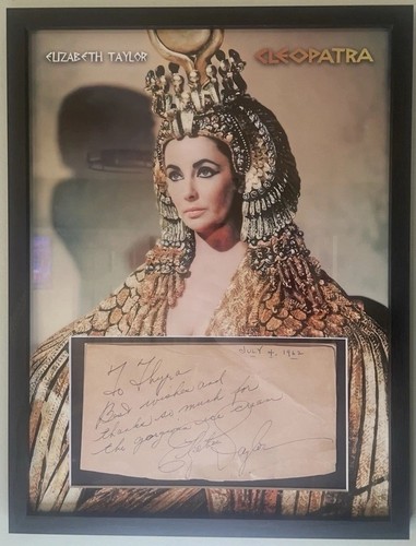 Elizabeth taylor autograph - elizabeth,