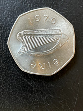 Ireland 50p 1970 EF+