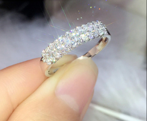 2ct round diamond half - round,