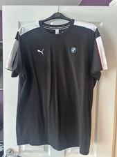 BMW / PUMA Mens M Motorsport Logo Graphic T-Shirt - Black