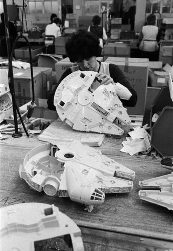 Star wars toys being assembled - wars,