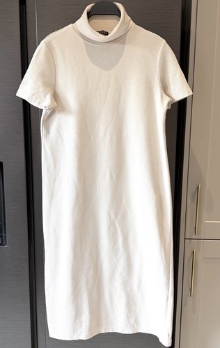 Zara cream roll neck midi - roll,