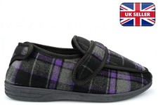 Mens Wide Fit Slippers Mens