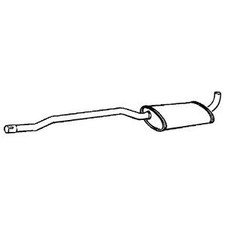 Centre Pipe & Silencer for