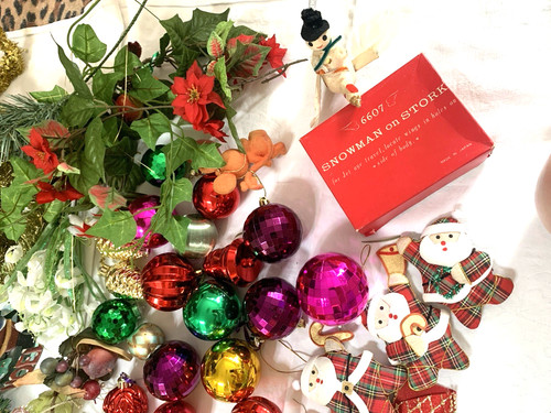 Vintage christmas baubles 14 - vintage,