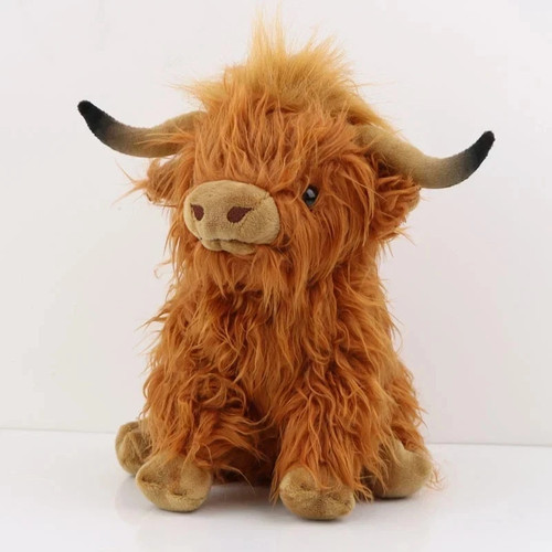 Large brown highland cow - large, soft