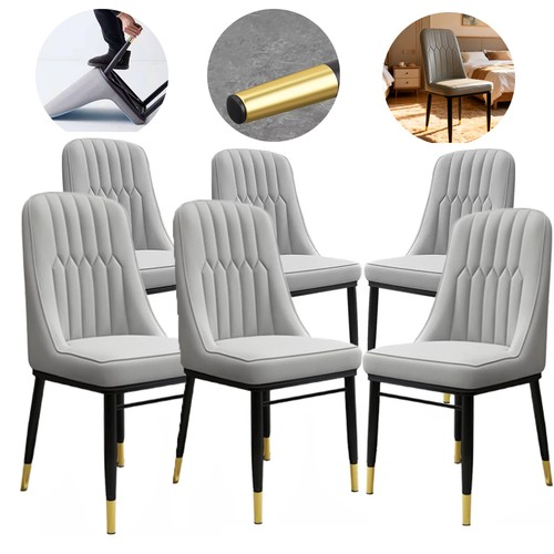 Set grey faux leather - faux,