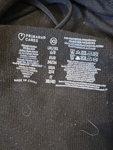 Primark black boob tube - primark,